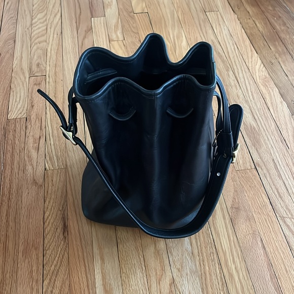 Vintage Coach black legacy 9165 leather bucket shoulder bag - Picture 3 of 9